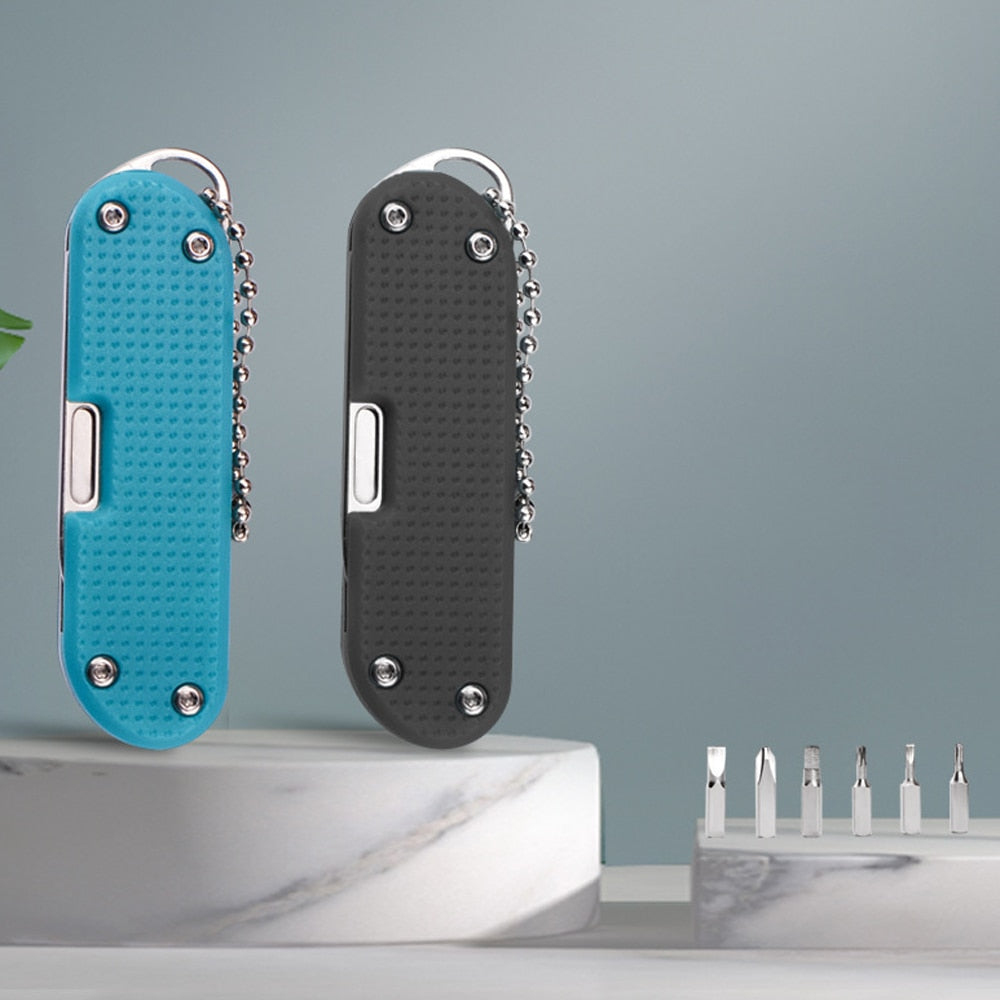 Portable Mini Tool Keychain Kit