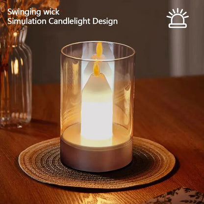 Automatic Sensor Flicker LED Candle Light Lamp