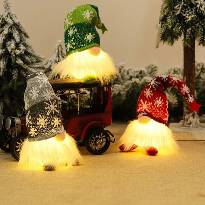 Cozy Christmas Gnome Table Lamp