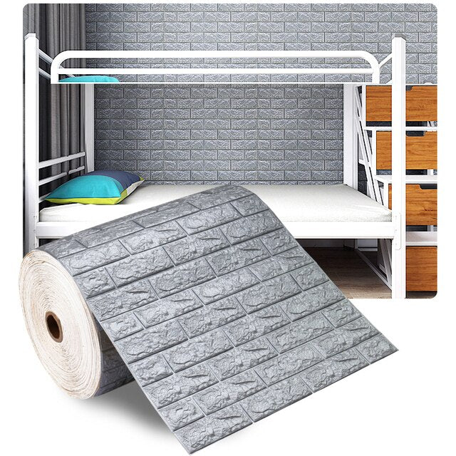 3D Brick Effect Wall Stickers Decals