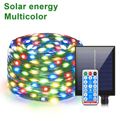 Garden Solar String Lights 100M Waterproof LED Decor
