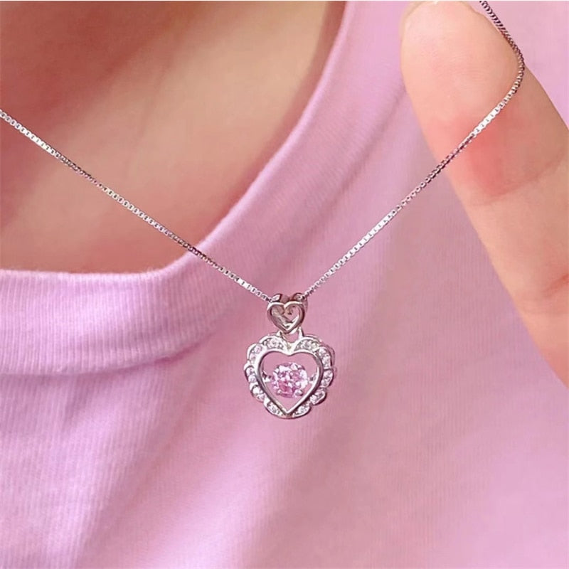 Beautiful Crystal Drop Necklace