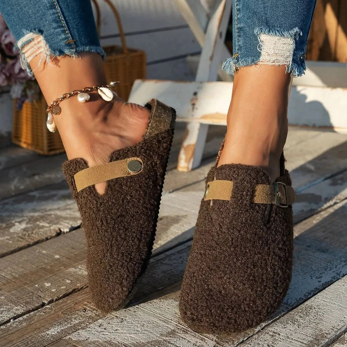 Cozy Sheepskin Winter Boots