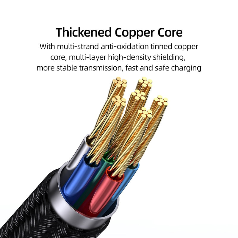 Fast Charging LED USB Power Cable