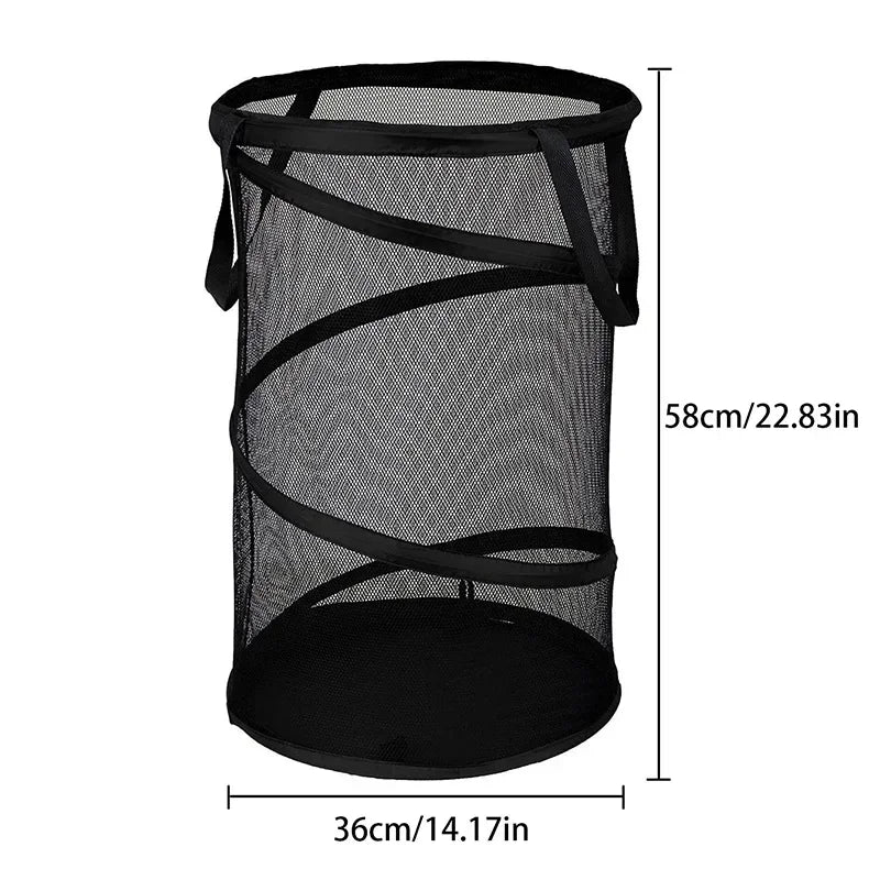 Collapsible Laundry Basket with Carry Handles - Luxicro