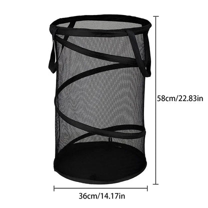 Collapsible Laundry Basket with Carry Handles - Luxicro