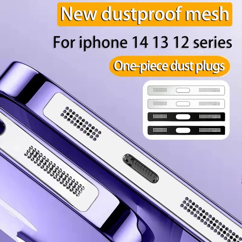 Premium Phone Speaker Mesh Dustproof Sticker Set