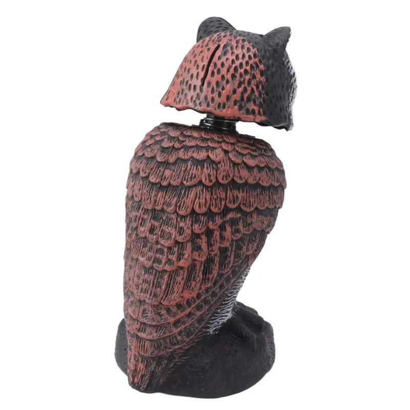 Outdoor Owl Decoy with Moving Head
