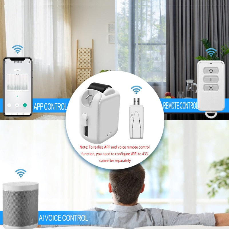 Smart Electric Curtain Remote Control Opener