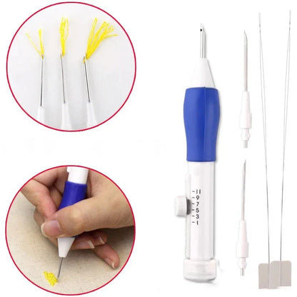 Complete Embroidery Starter Kit with Punch Needle Tools