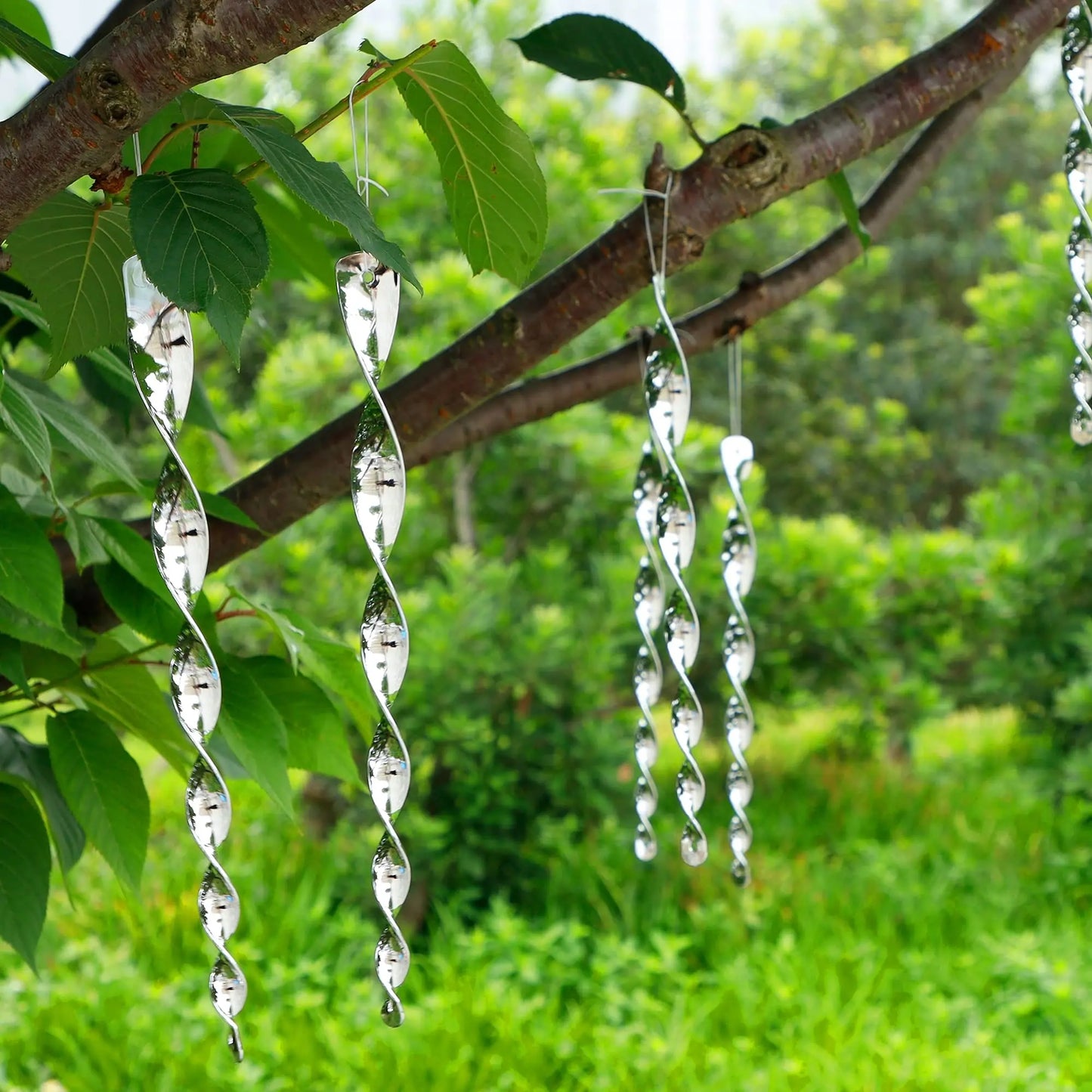 Bird Repellent Spinner Reflectors 12 Pack Garden Protection
