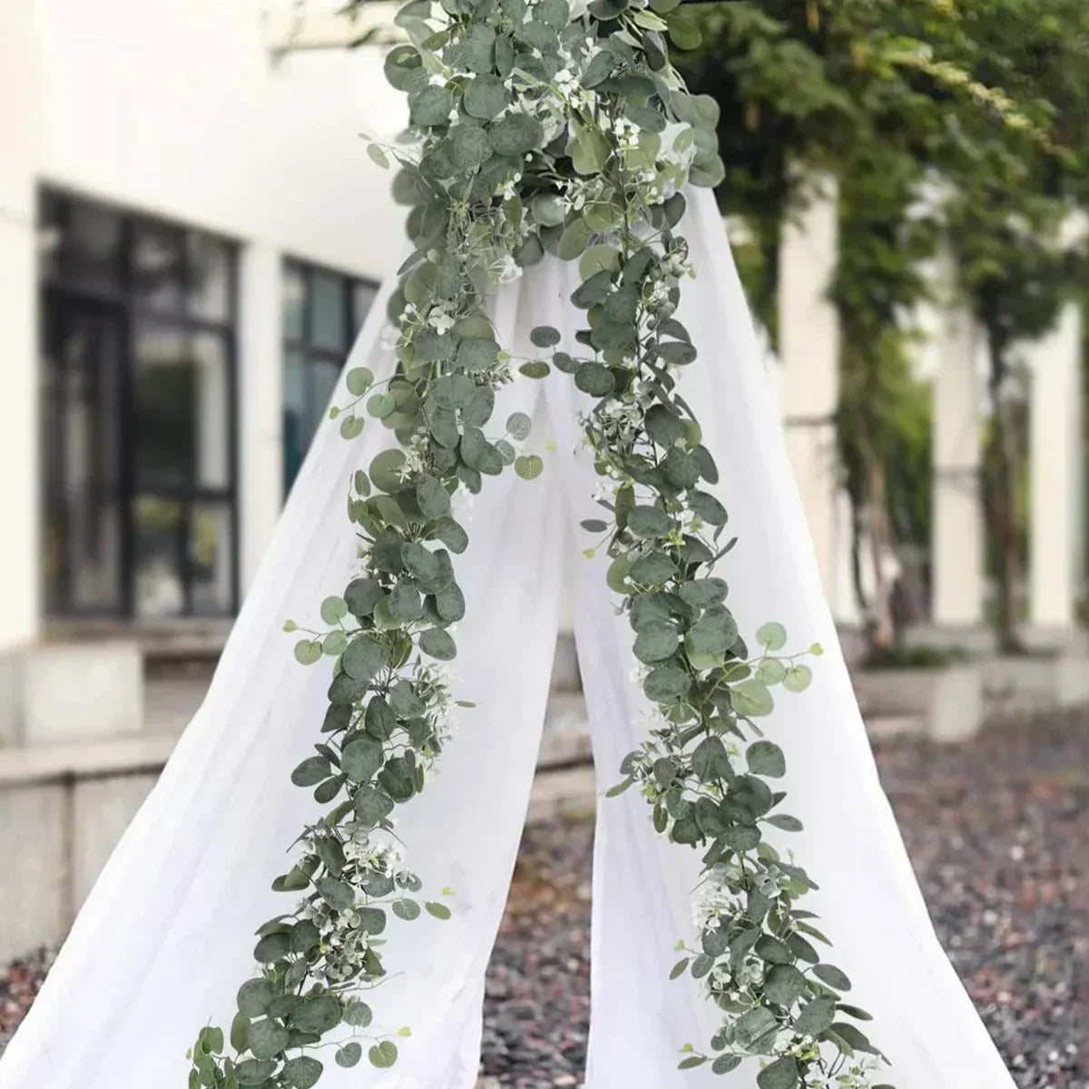 Fresh Artificial Eucalyptus 2-Piece Garland Set