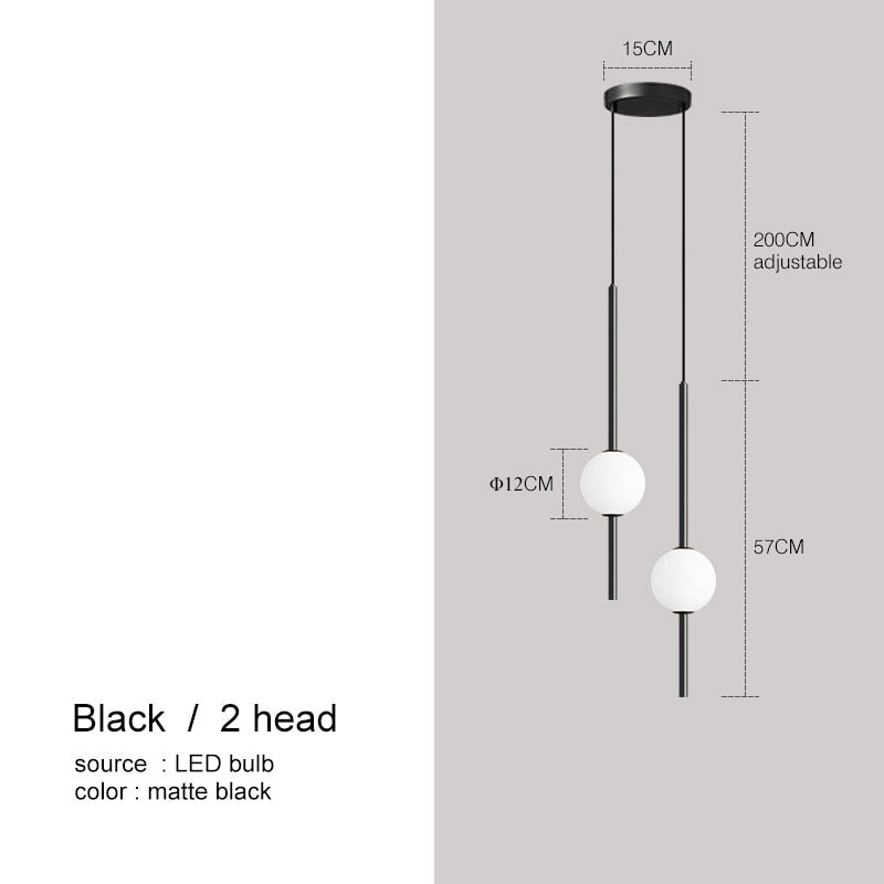 Minimalist Clear Globe Hanging Light
