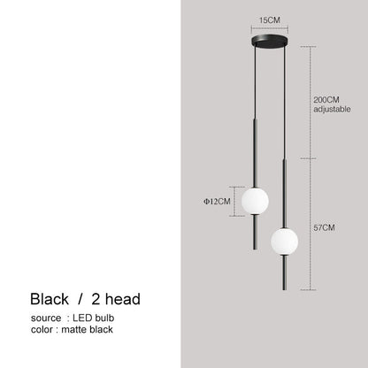Minimalist Clear Globe Hanging Light