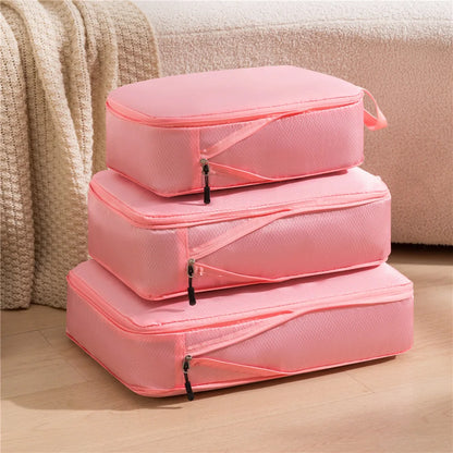 Compact Travel Bag Organizer 3pc Set Waterproof