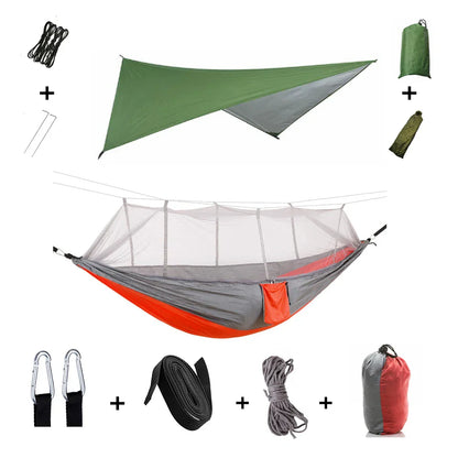 Lightweight Waterproof Camping Hammock with Bug Net