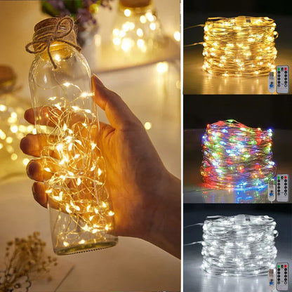 Bright Fairy Lights with USB and Remote