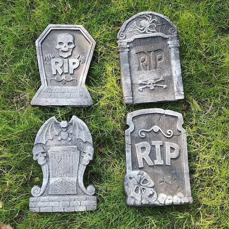 Haunted House Halloween Tombstone Prop