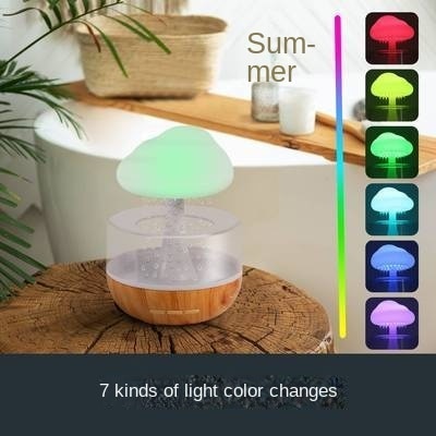 Cool Mist Mushroom Night Light Humidifier Lamp