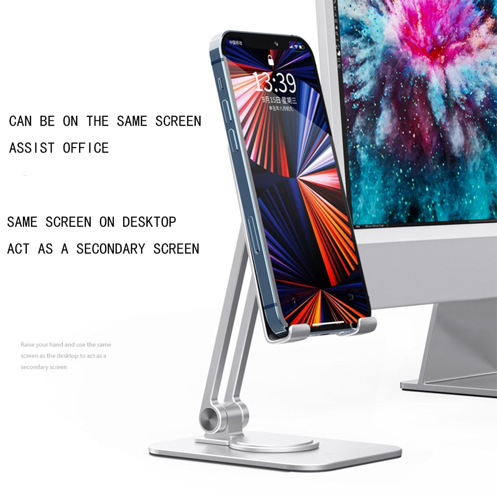 Automatic 360 Rotating Phone Tablet Stand Holder