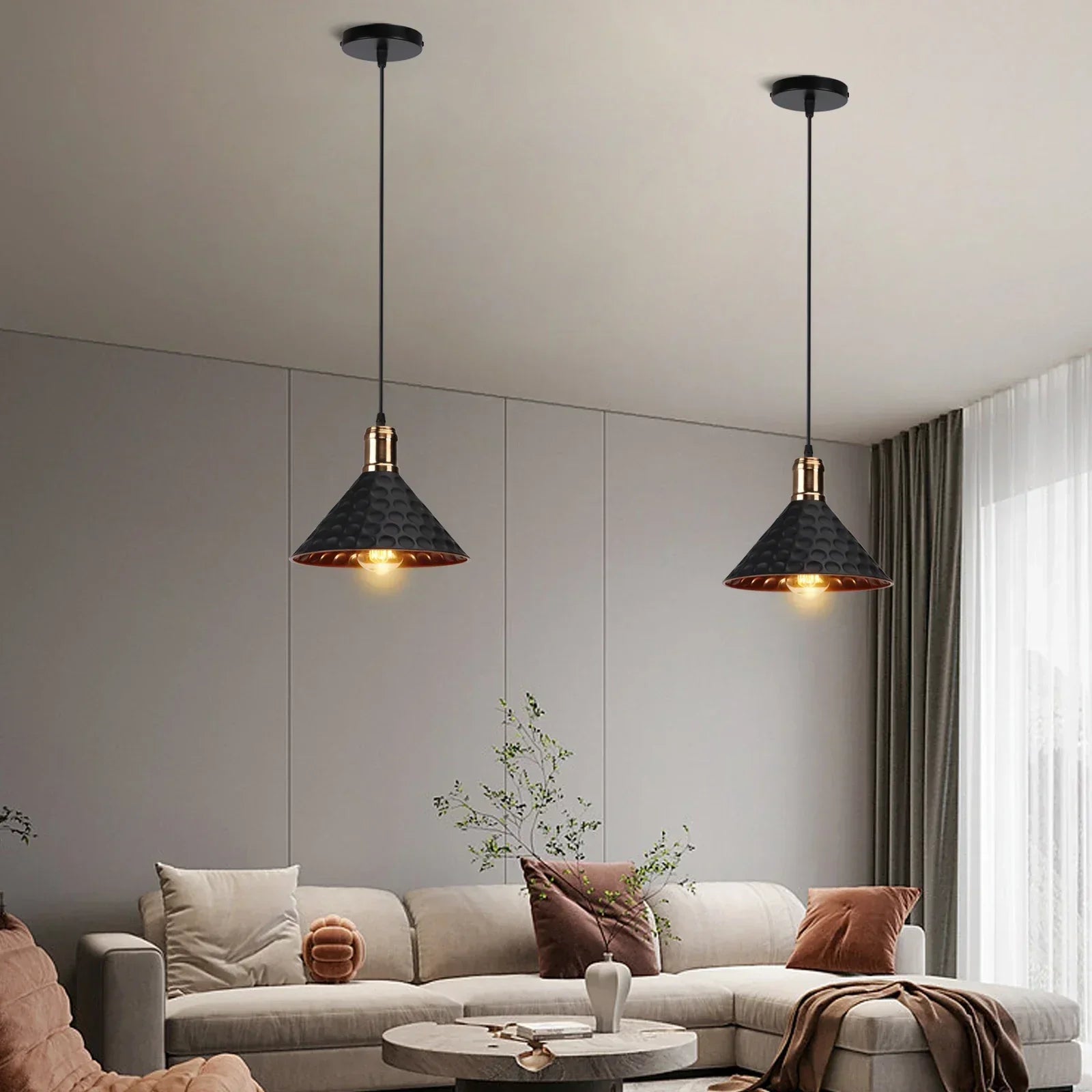 Vintage Metal Pendant Light - Luxicro
