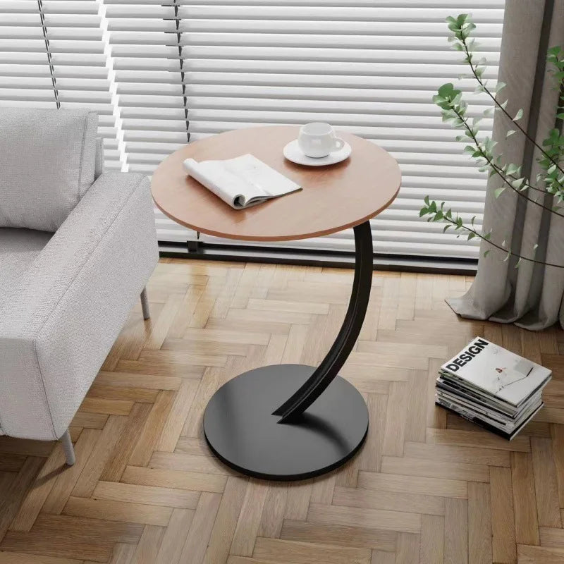 Durable Circular Side Table for Home Decor - Luxicro