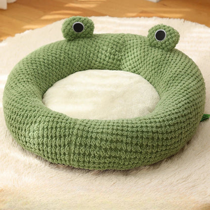 Cozy Pet Hideaway Frog Plush House