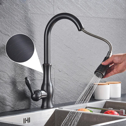 Luxury Stainless Steel Kitchen Faucet