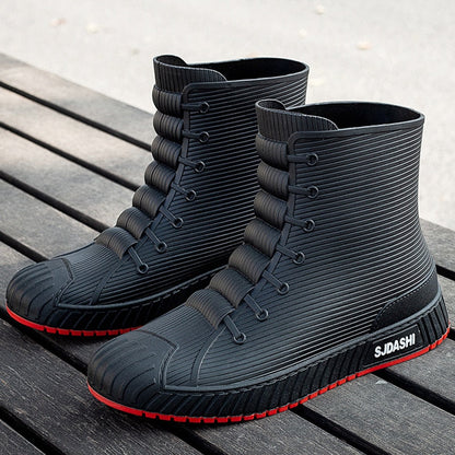 Comfortable Women's Rain Shoes With Grip Soles - Luxicro