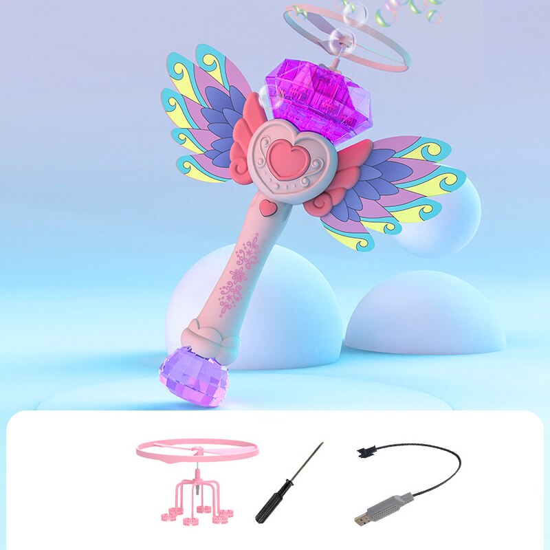 Fun Pink Heart Shaped Bubble Toy - Luxicro