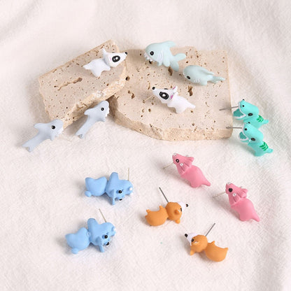 Colorful Cute Character Drop Earrings