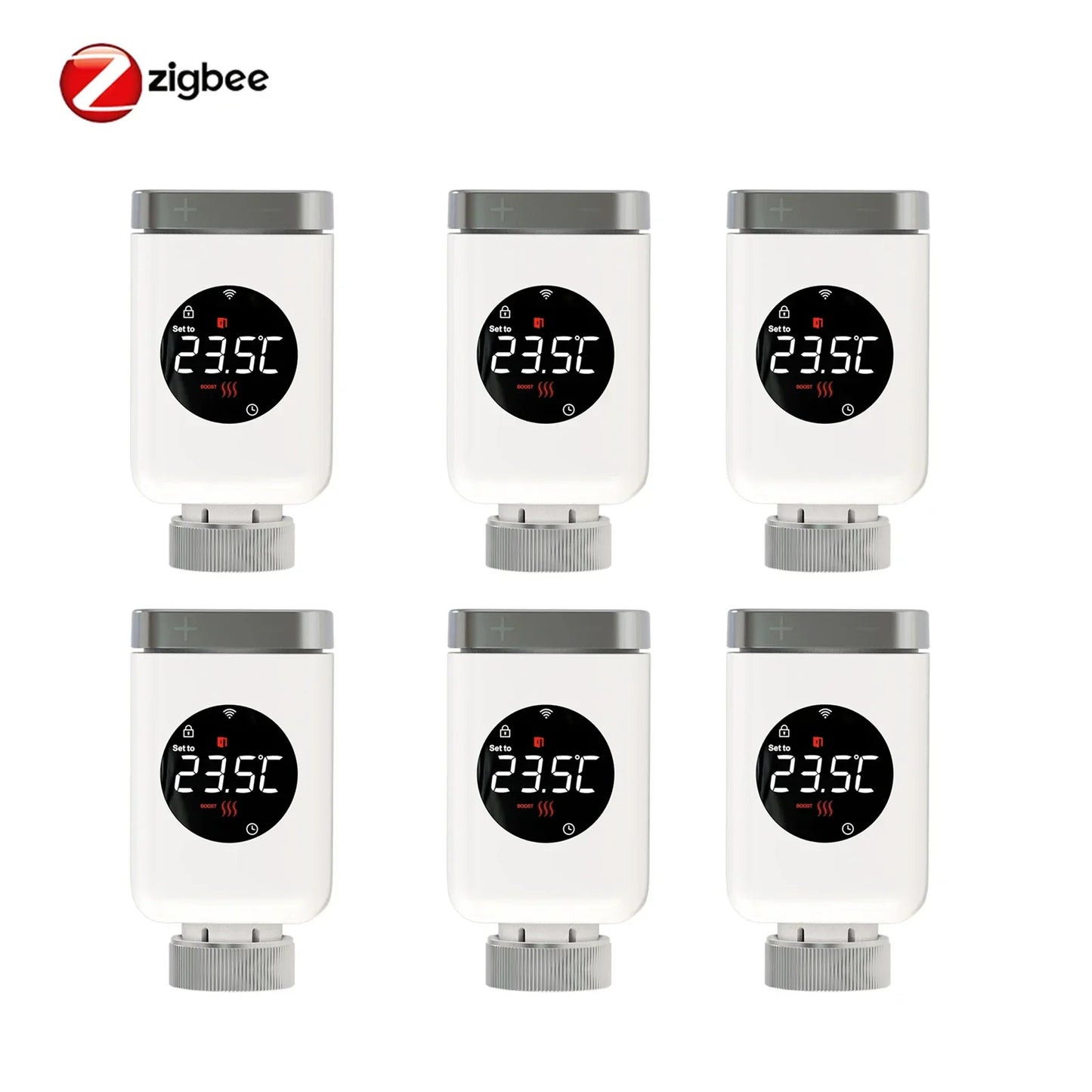 Wireless Thermostat Valve with WiFi and Remote Control