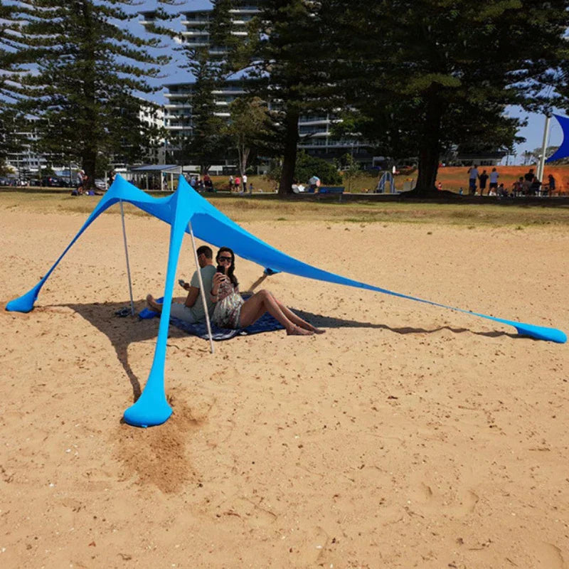 Big Portable Beach Sun Canopy with UV Shield