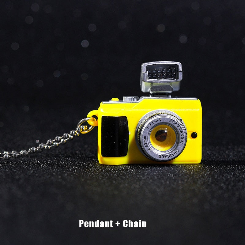 Retro Camera Pendant Torch Necklace - Luxicro