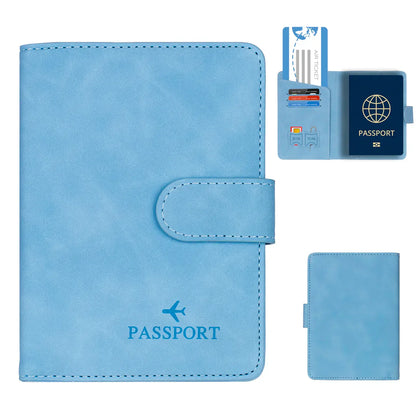 Secure Travel Passport Wallet for Men Women