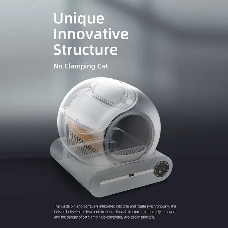 Large Self Cleaning Cat Litter Box with APP Control - Luxicro