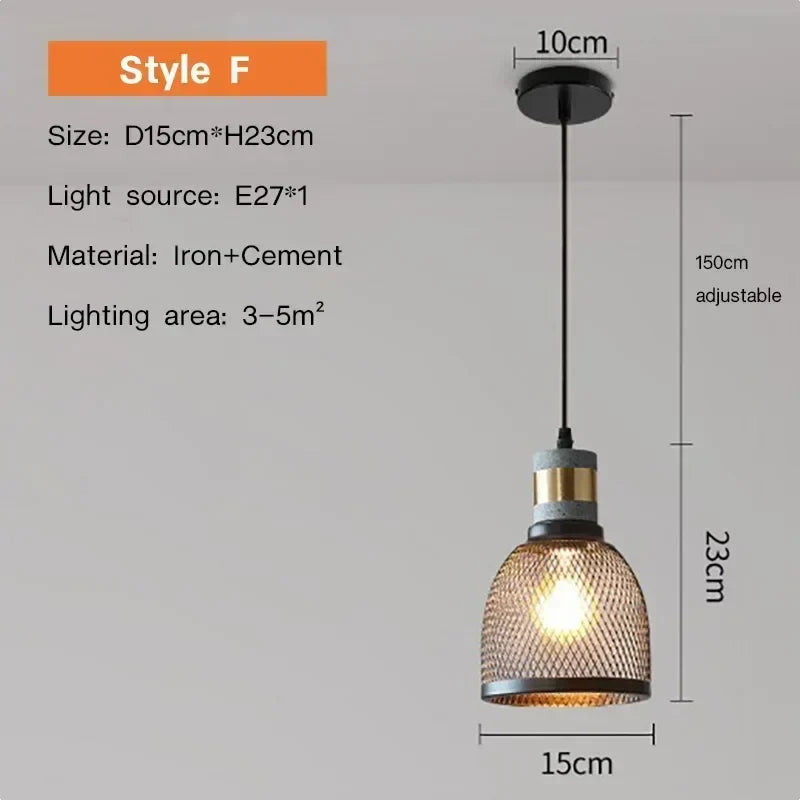 Rustic Country Hanging Lamp