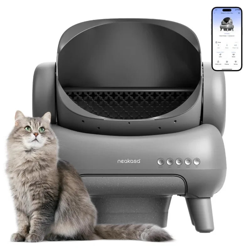Quiet Automatic Cat Litter Box with Odor Control - Luxicro