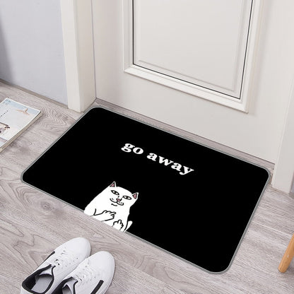 Funny Welcome Go Away Non Slip Door Mat