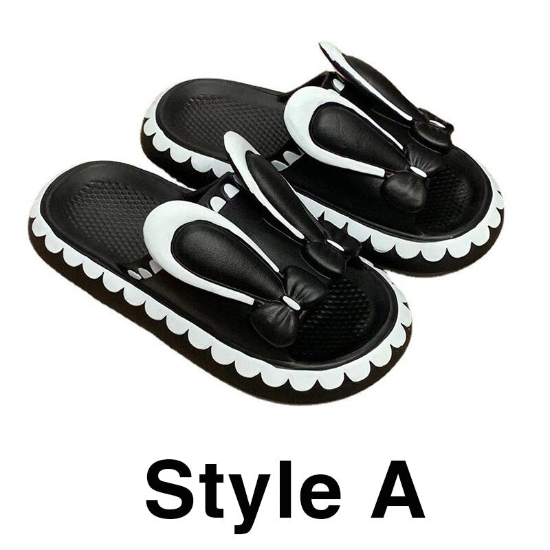 Cozy Rabbit Soft Ladies Slippers