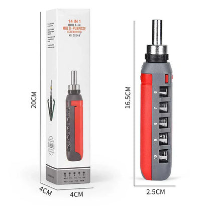 Multi-Tool 14-in-1 Ratchet Screwdriver Kit