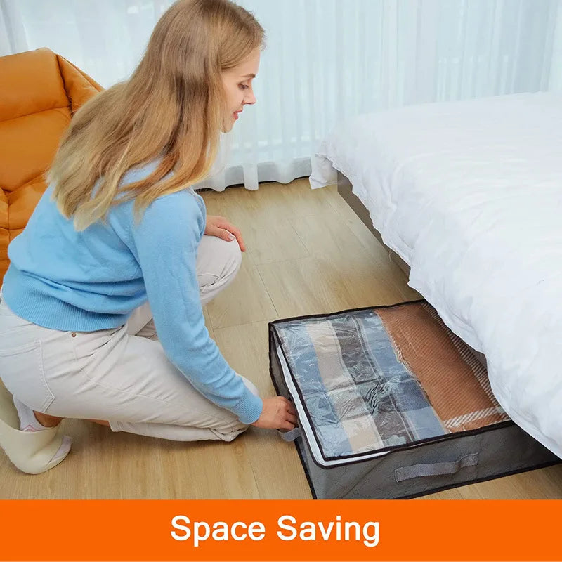 Big Under Bed Storage Bin with Clear View