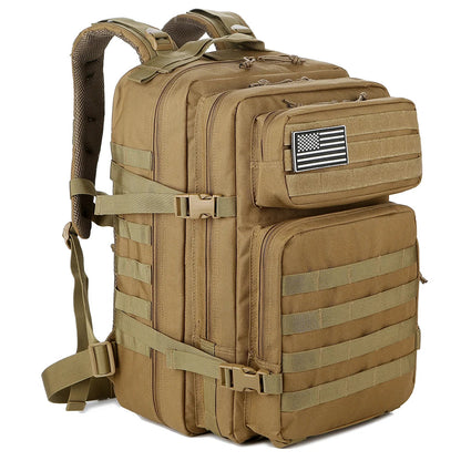Heavy Duty 45L Outdoor Backpack - Strong & Waterproof