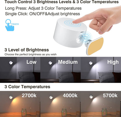 Eco Friendly Battery Powered LED Wall Lamp