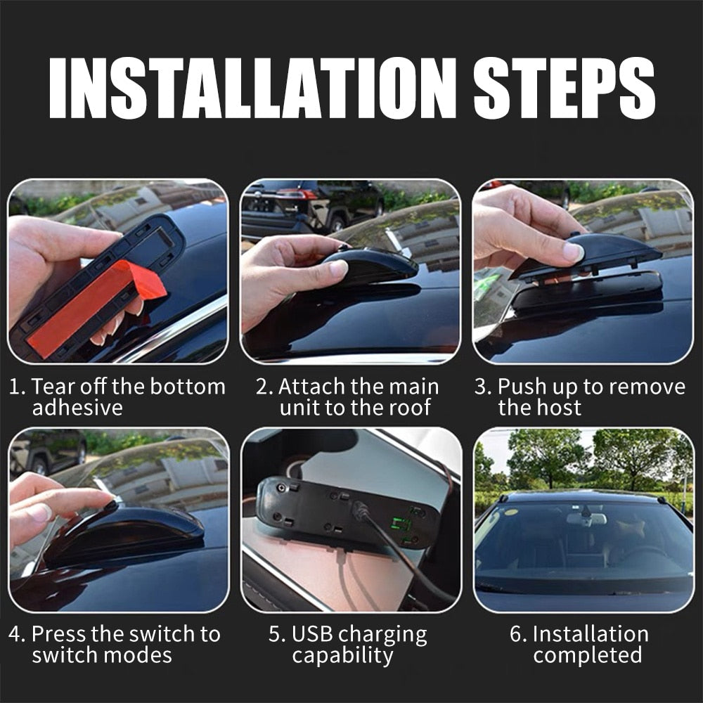 LED Alert Safety Warning Light Kit