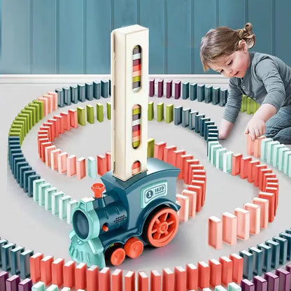 Fun Interactive Automatic Domino Train Set - Luxicro