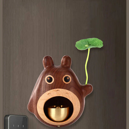 Adorable Wooden Penguin Door Bell - Luxicro