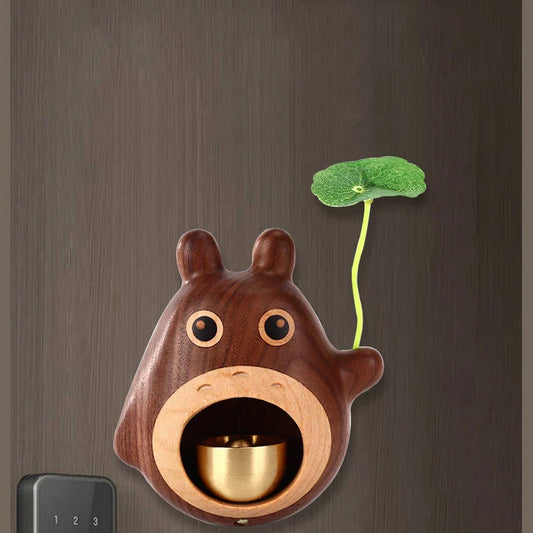 Adorable Wooden Penguin Door Bell - Luxicro