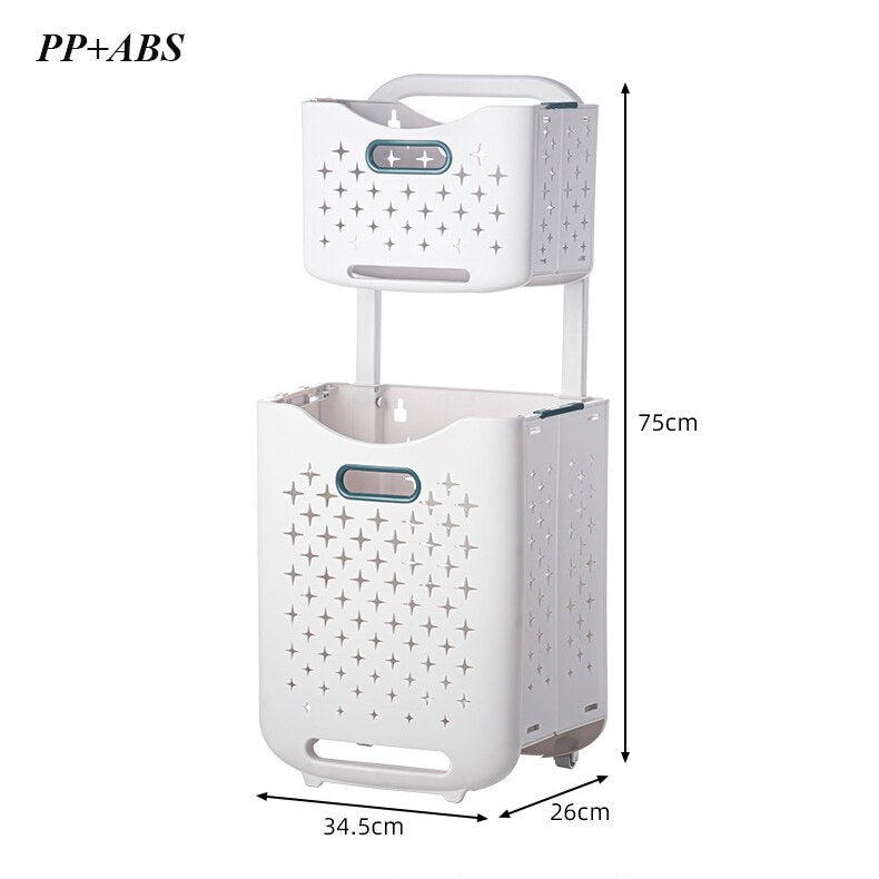Space Saving Storage Shelf Organizer Basket