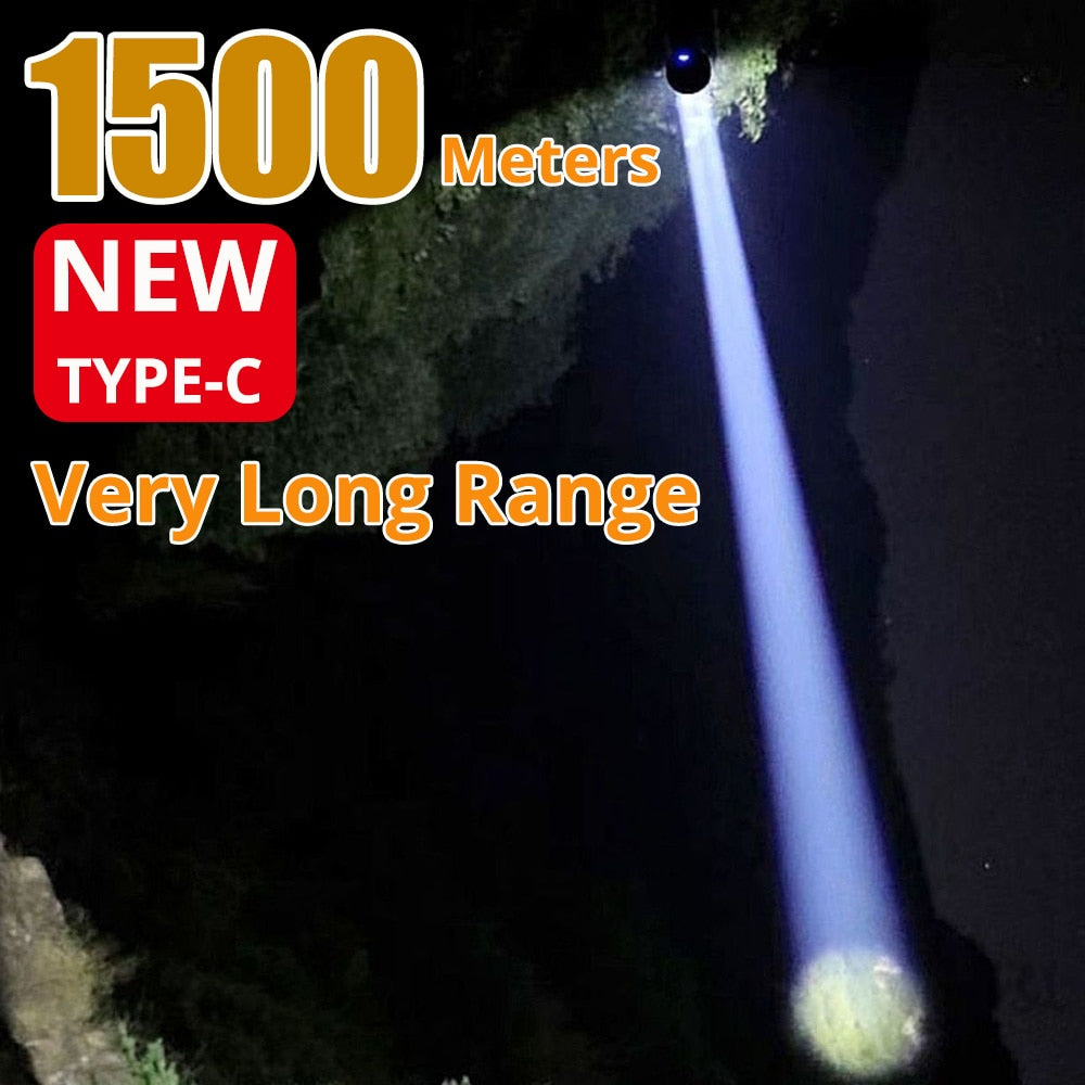 Bright Extra Long Distance LED Torch